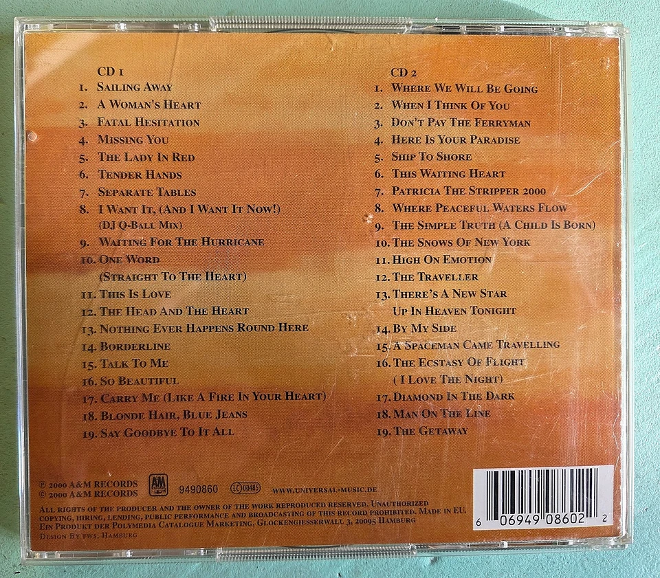 Chris De Burgh - The Ultimate Collection 2CD 38 tracks D 2000 Zustand: sehr gut - Bild 4 von 4