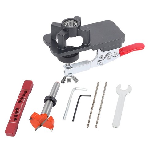 35mm Concealed Hinge Drilling Hole Puncher Set for Cabinet Door Hardware - Picture 11 of 12