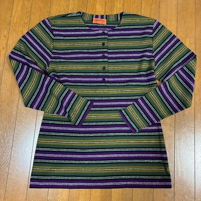 Missoni Women Striped Long Sleeve Knit Almost unused Luxury Unique Elegant Desig