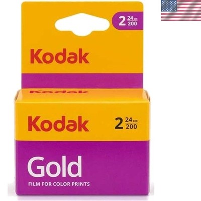 Gold 200 Color Negative Film - Pack of 2, 135/24 for Vivid Photography