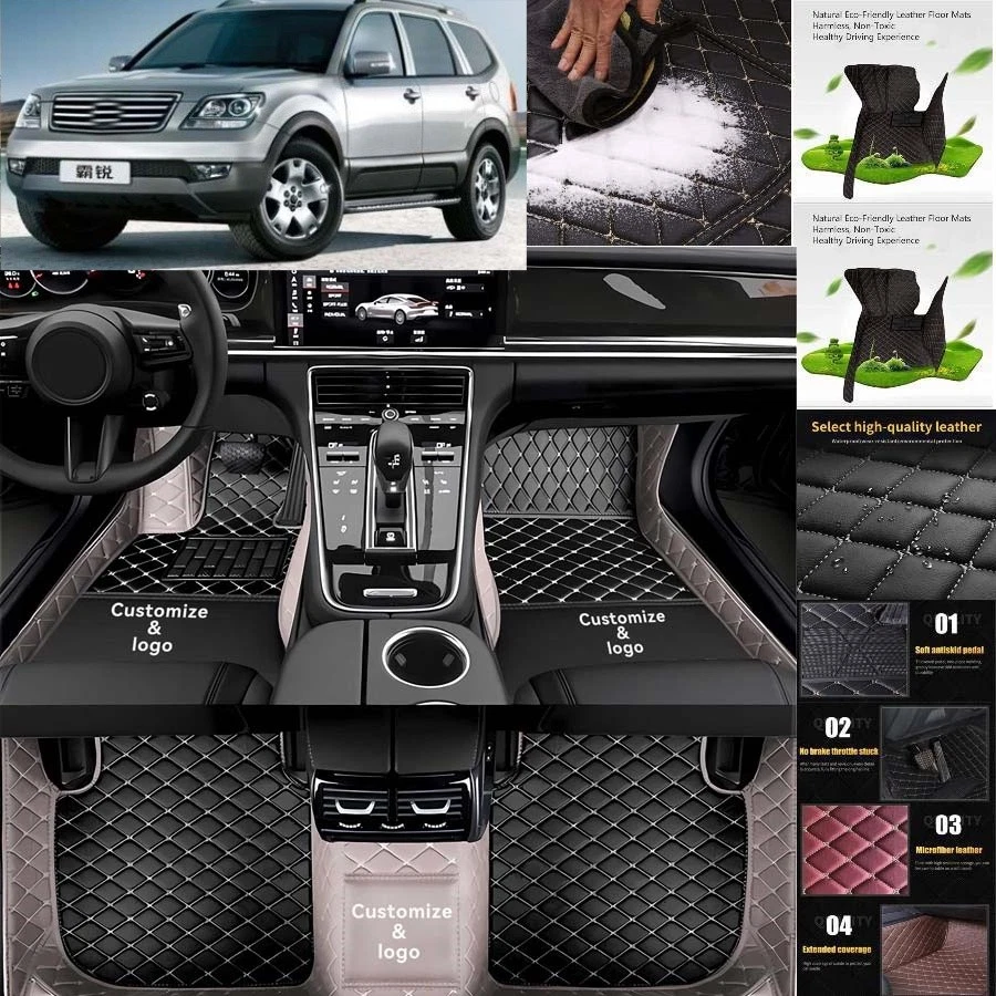 For Kia Borrego Car Floor Mats Luxury Waterproof Liners Carpets Cargo Custom - Image 2 of 4