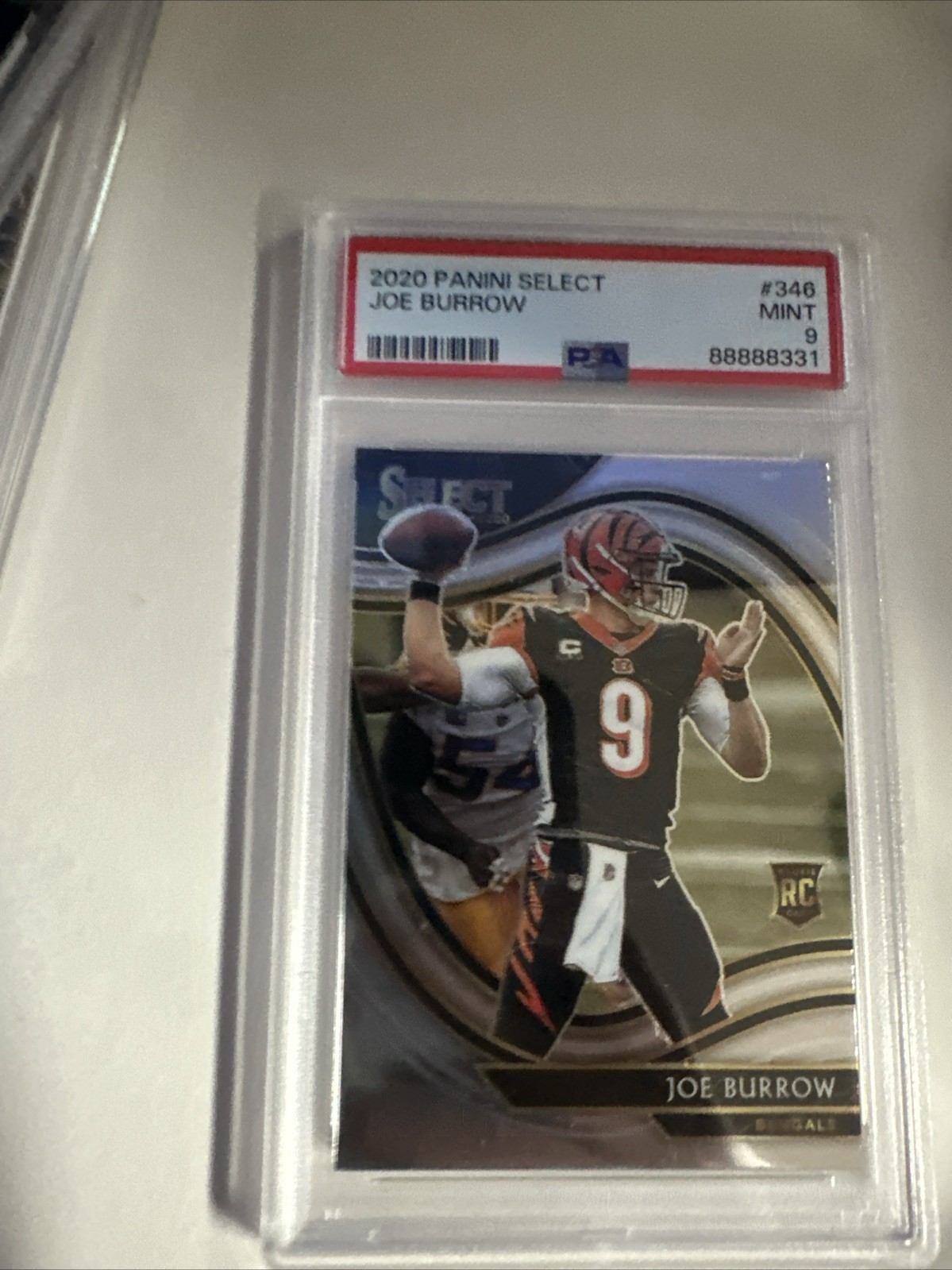 2020 Panini Select - Field Level Joe Burrow #346 Silver Prizm (RC)