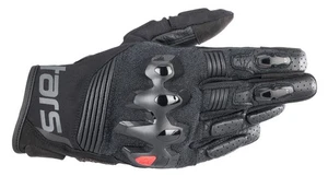 Alpinestars Halo Leather Gloves - Black Motorcycle Motorbike
