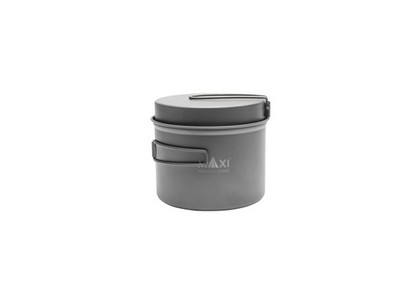 Titanium 1600ml Pot with Frying Pan Lid   Lightweight Outdoor Cooking System