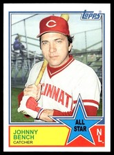 2013 Topps Archives 1983 All-Stars Johnny Bench Cincinnati Reds #83-JB