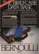 IOMEGA Bernoulli Box Vintage Magazine Ad Data Storage IBM AT Compatible 1980s