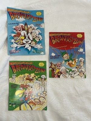 Full Set 3  Adventures in the Breakfast Zone  Magazines General Mills Promo 1990