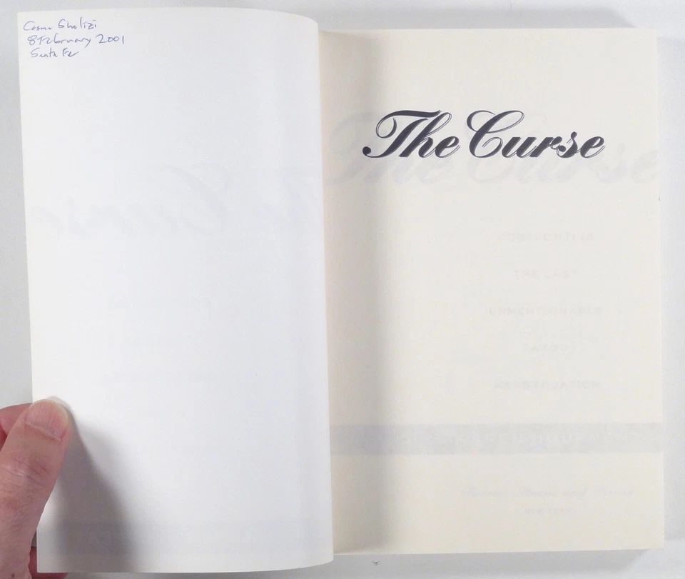 1999 Houppert THE CURSE Confronting the Taboo of Menstruation WOMEN'S HEALTH 1st - Image 3 of 4