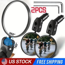 Bike Mirrors 2Pcs Bar End Bicycle Mirrors for...