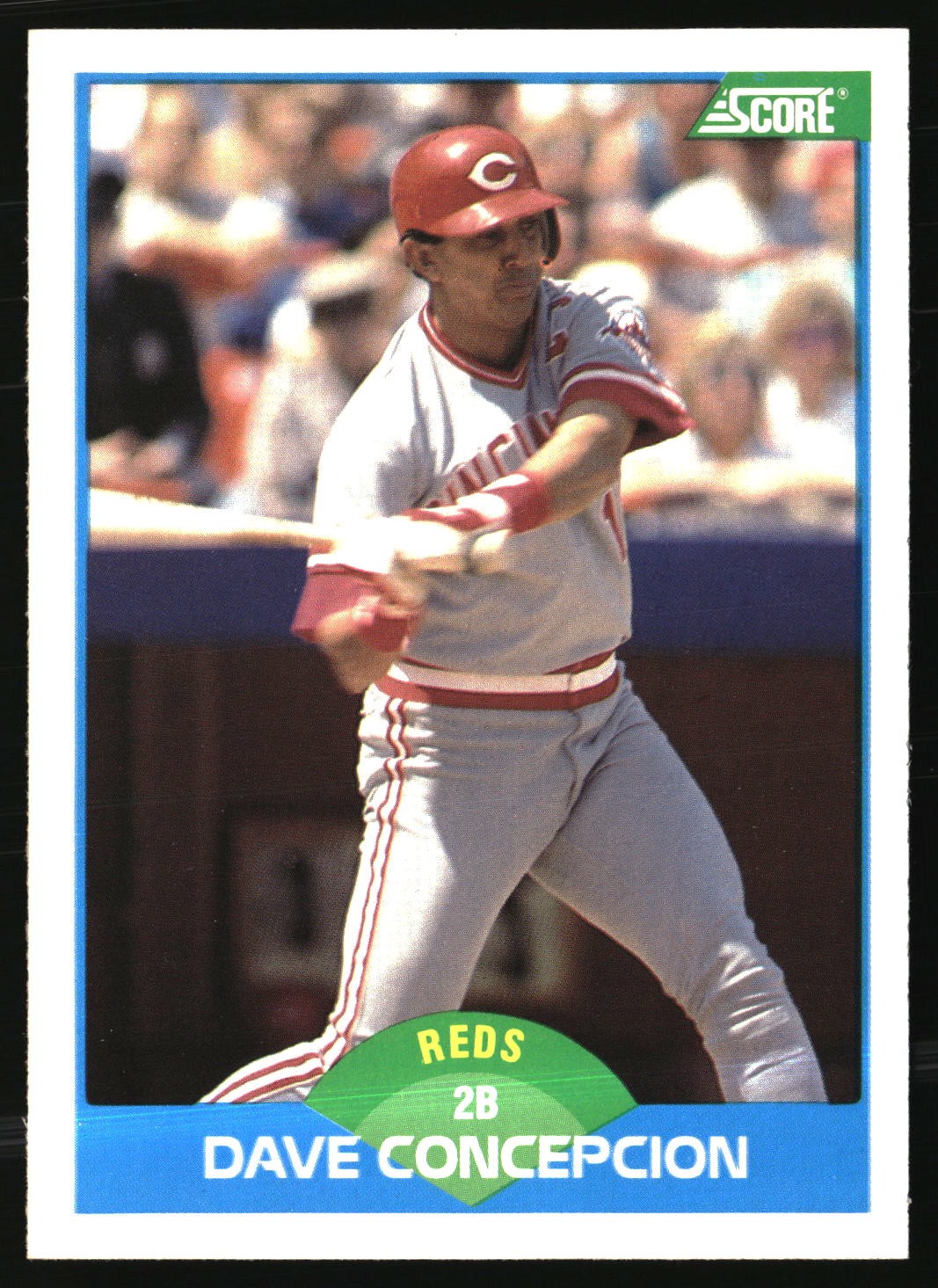 1989 Score #166 Dave Concepcion Cincinnati Reds Free Shipping *L13*