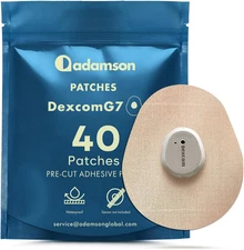Dexcom G7 over Patches – 40 X Adhesive Patches for Dexcom G7 - Long-Lasting, No