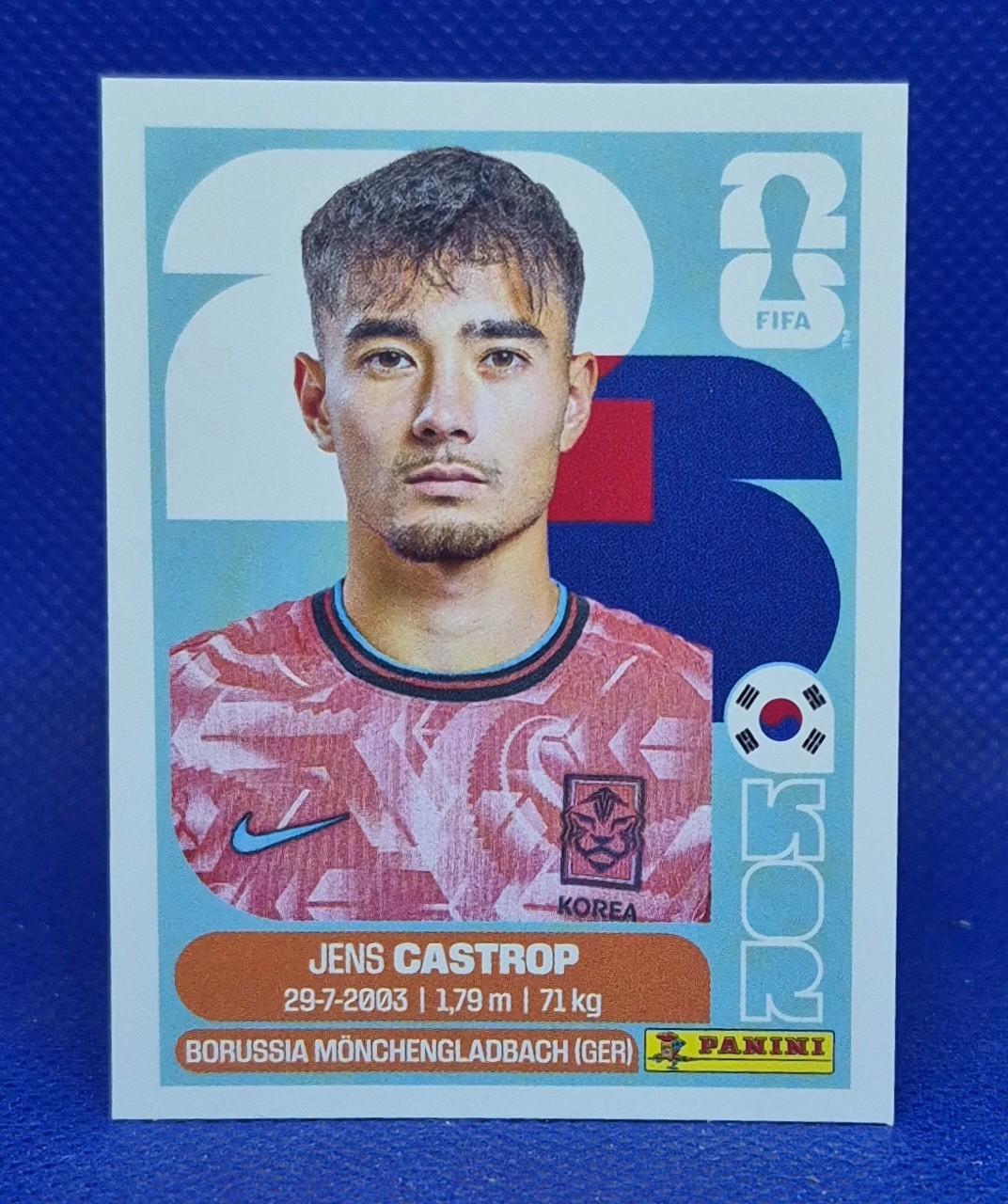 2026 Panini FIFA World Cup Sticker Jens Castrop #KOR 15 - South Korea