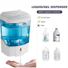 700ml Automatic Soap Dispenser IR Sensor Dispenser Touchless Hand Free Wall Moun