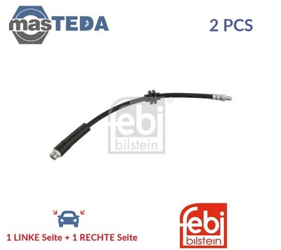 104238 BREMSSCHLAUCH BREMSLEITUNG FEBI BILSTEIN 2PCS FÜR VAUXHALL CORSA III