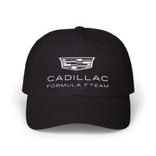 Cadillac F1 Team Inspired Dad Hat   Embroidered Formula Racing Cap