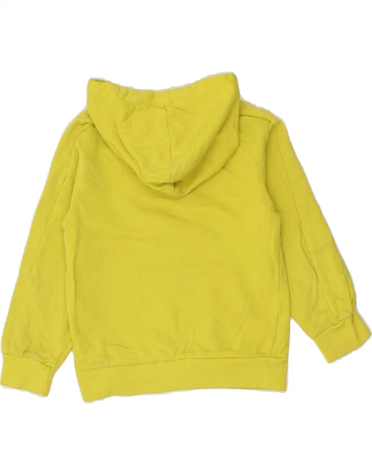 EVERLAST Boys Graphic Hoodie Jumper 7-8 Years Yellow Cotton AS09 - Image 2 of 3