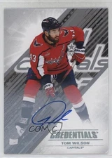 2024-25 Upper Deck Credentials Auto Tom Wilson #41 Auto