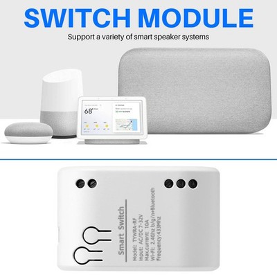1 Channel 7-32V AC DC WiFi Tuya 433MHz Remote Control Garage Door Opener