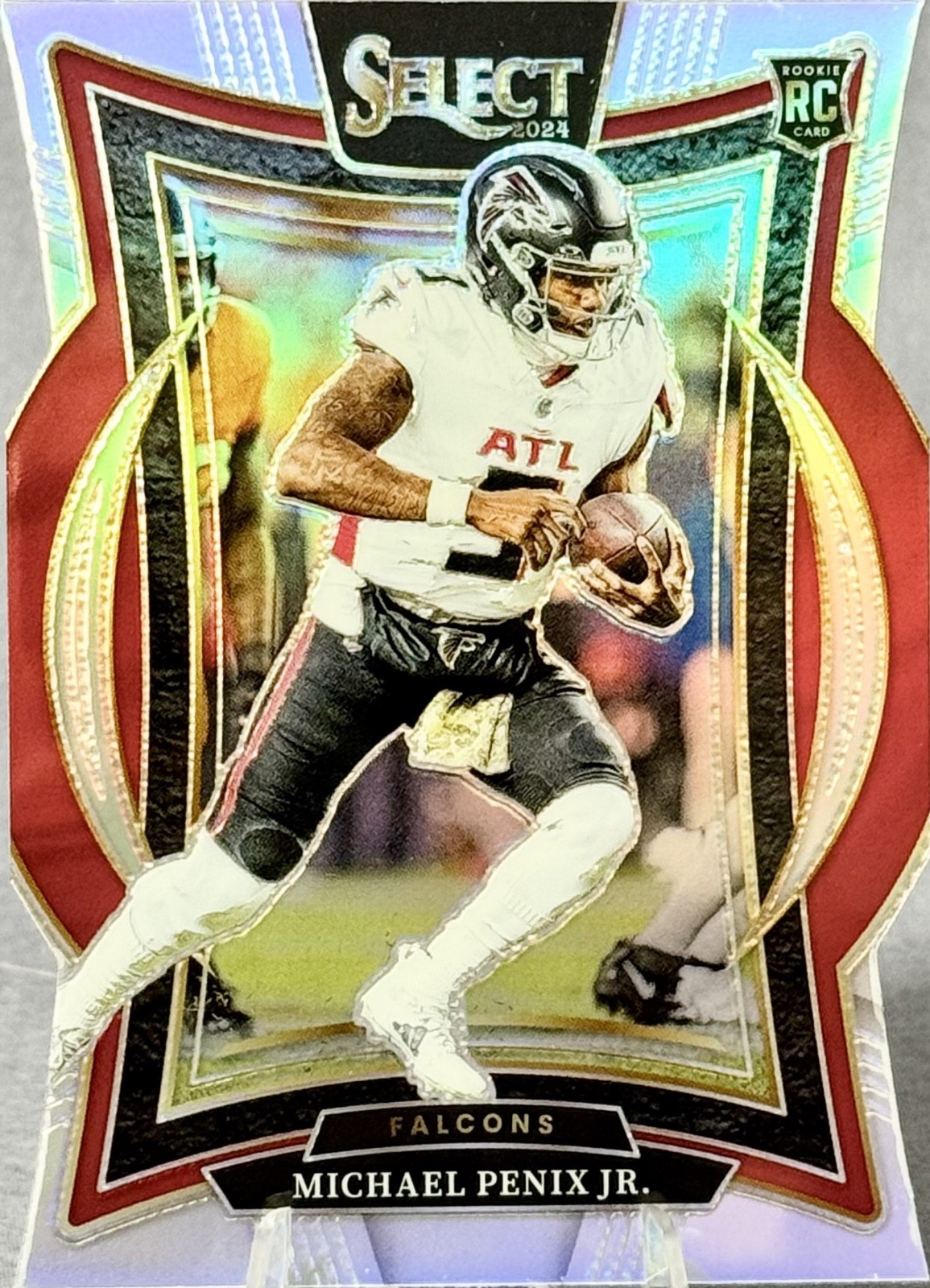 2024 Panini Select MICHAEL PENIX JR (RC) #80 Concourse Silver Prizm Die-Cut