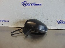 Audi A3 Wing Mirror 8V 13-17 Passenger left Black LY9A Indicator 6 Pin Electric