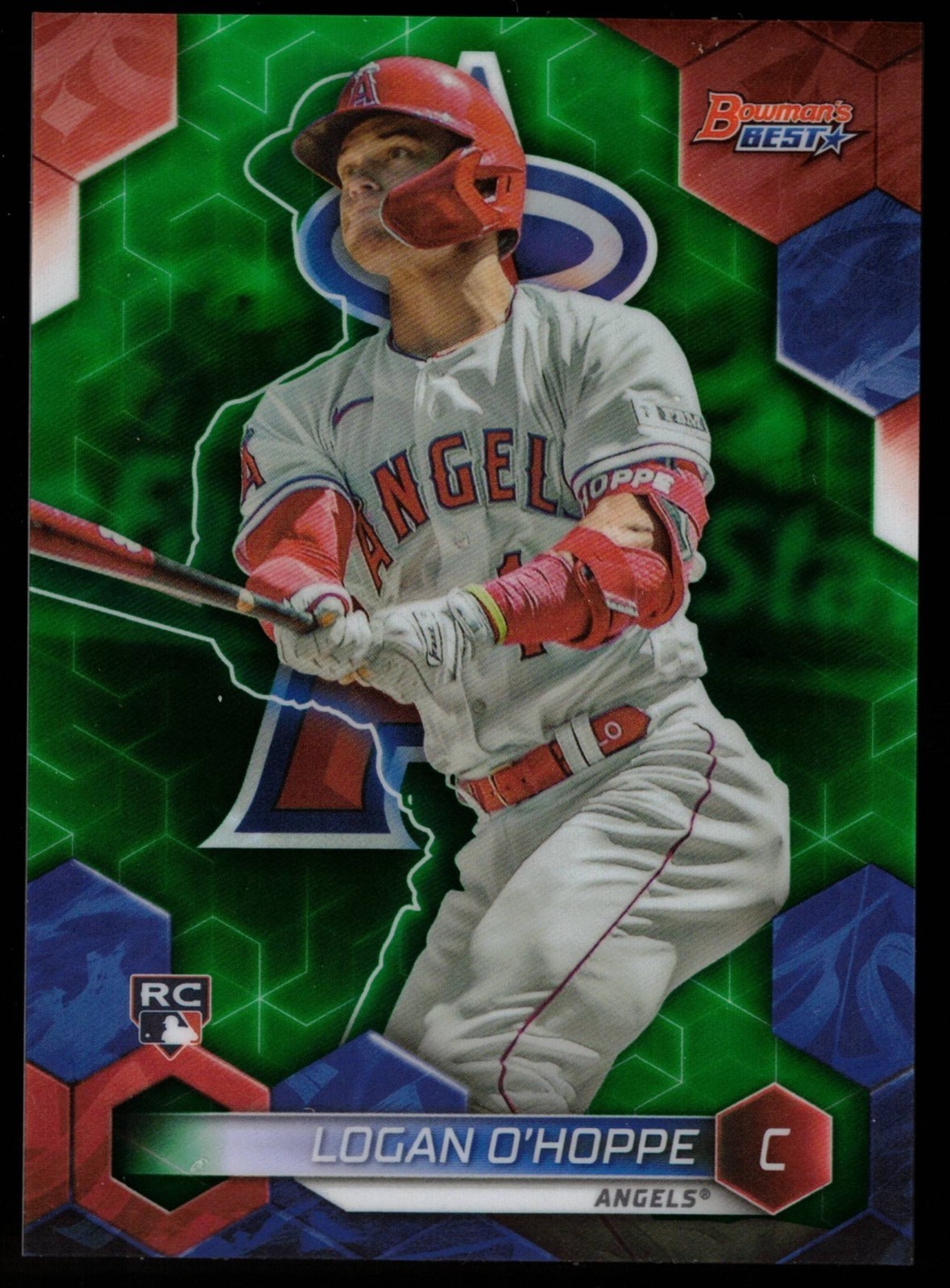 Logan O'Hoppe - 2023 Bowman's Best Green Refractor /99 #10 (RC) FREE SHIPPING!!