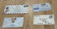 4 different R O China envelope cover from China to UK