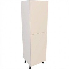 Fully Assembled 600mm Matt Cashmere 50-50 Fridge Freezer Larder Unit