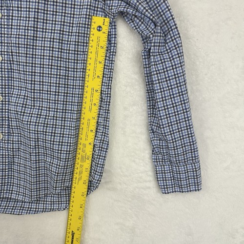 Camisa Ralph Lauren Niños Azul A Cuadros Natural Elastizada Abotonada M 10/12 Usada en Excelente Condición - Imagen 9 de 15