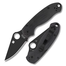 Spyderco Para 3 Signature Folding Utility Pocket Knife with 2.95" Black CPM S45V