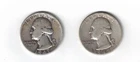Two Washington Quarters 1947P, 1949P