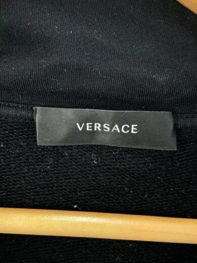 VERSACE felpa con cappuccio L cotone BLK a89514S