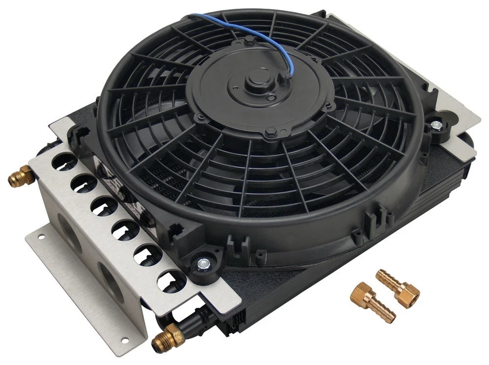 Derale DER13700 Tube Type Aluminum Fluid Cooler and Fan Universal Performance Pa - Image 3 of 4