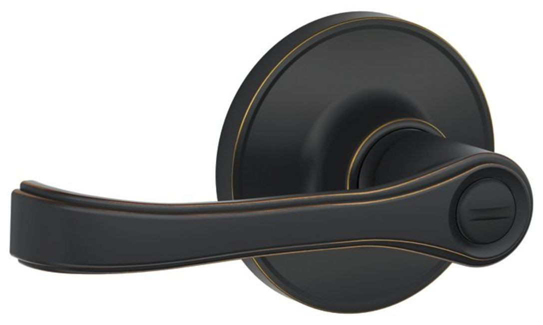 Schlage J40-TOR Bronze Torino Privacy Door Lever Set Ex Dexter