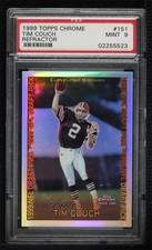1999 Topps Chrome 1999 NFL Draft Pick Refractor Tim Couch #151 PSA 9 MINT 3c4