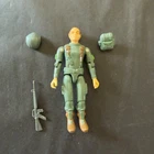 1982 HASBRO GI JOE GRUNT v1 STRAIGHT ARM FAT THUMBS FIGURE 100% COMPLETE NM