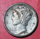 1925 US Mercury SILVER Dime "Philadelphia" Mint! VF! Old US Coin!