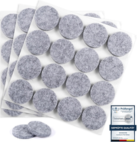 48 StüCke Filzgleiter Selbstklebend 30Mm Filzgleiter FüR StüHle 5Mm Dicke MöBel