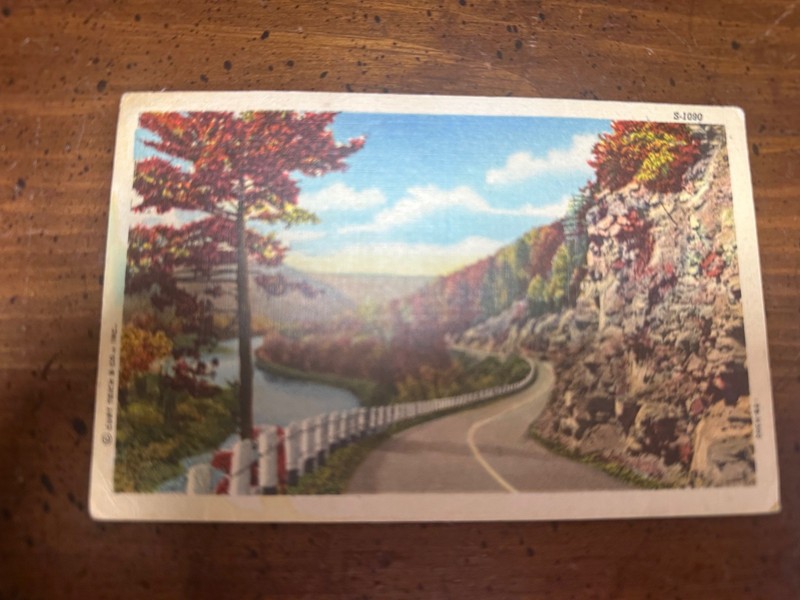 Vintage Hiawatha Kansas Postcard, CURT TEICH, S-1090, MAILED AUGUST 1955