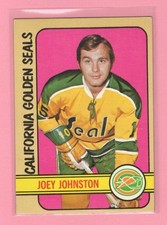 1972-73 Topps NHL Joey Johnston #48 California Golden Seals - See Pics (2)
