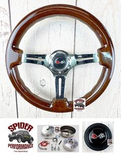 1968-1979 Corvette Wood Steering Wheel 14 Vintage Mahogany 1968-1979 Corvette Wood Steering Wheel 14 Vintage Mahogany