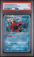 DOUBLE SWIRL PSA 1 2006 Pokemon Holon Phantoms Crawdaunt EX Holo Foil 99/110 on eBay