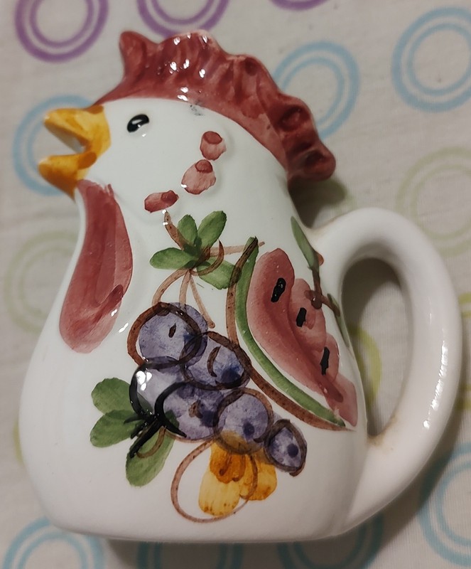 Small Ceramic Chicken Creamer