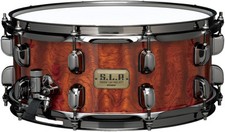 Tama LGB146-NQB S.L.P. Natural Quilted Bubinga Snare Drum 14" Sound Lab Project