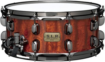 Tama LGB146-NQB S.L.P. Natural Quilted Bubinga Snare Drum 14'' Sound Lab Project