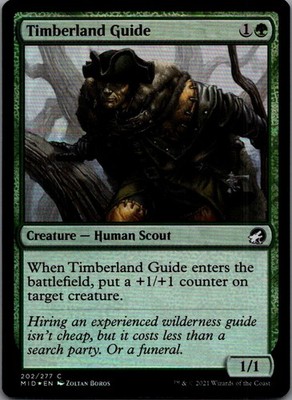 Timberland Guide C Foil MID Innistrad: Midnight Hunt 202 NM