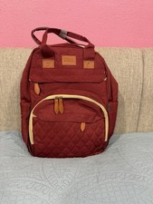 Baby Diaper Bag Backpack w/ Foldable Crib USB Port Large Capacity Travel