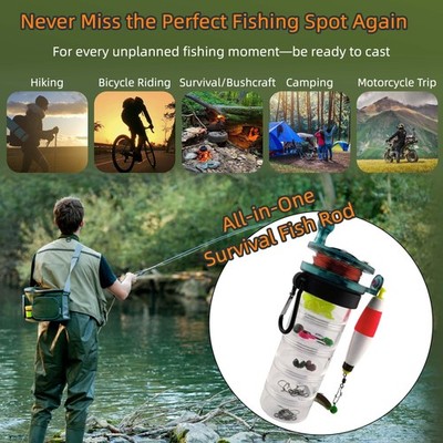Pocket All-in-One Fishing Rod Small Pen Fishing Pole for Camping Bushcraft Su... | eBay Pocket All-in-One Fishing Rod Small Pen Fishing Pole for Camping Bushcraft Su... | eBay