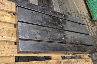 Aufspannplatte 1000 x 500 mm 60 dick mit T Muten (Fräsmaschine AXA) 215 kg