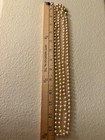 Vintage Marvella Faux Pearl Necklace 54” signed gold tag & push clasp NOW $11.95 — photo 10