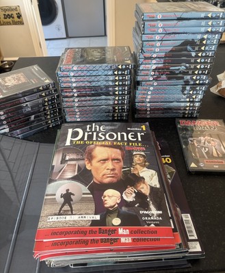 Deagostini Der Gefangene und Gefahrenmann DVD Sammlung inkl. Mappe Bücher